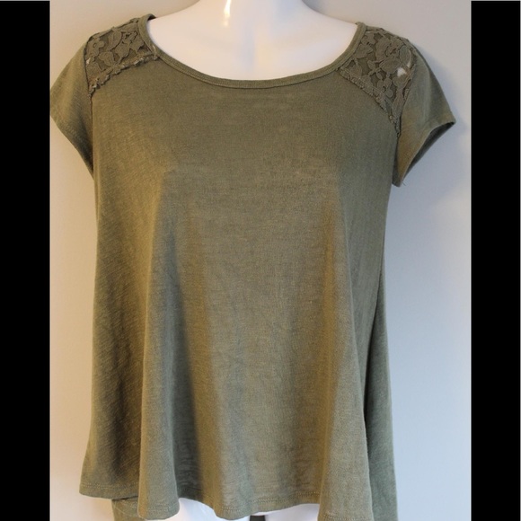 2/$15 - Lace Back T-Shirt - Picture 2 of 3